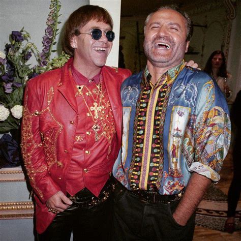 elton john and gianni versace relationship|Elton John and Gianni Versace.